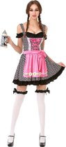 Partyxclusive Dirndl Oktoberfest Dames Polyester Zwart/wit Mt M