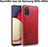 samsung galaxy a03s hoesje anti schok transparant-samsung a03s hoesje siliconen antischok doorzichtig