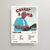 Tyler the Creator Poster - Cherry Bomb Album Cover Poster - Tyler the Creator LP - A3 - Tyler the Creator Merch - Muziek