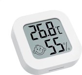 Infinite Quality Goods- Hygrometer - Luchtvochtigheidsmeter voor Binnen - Digitaal Weerstation - Temperatuurmeter voor Binnen - Wit