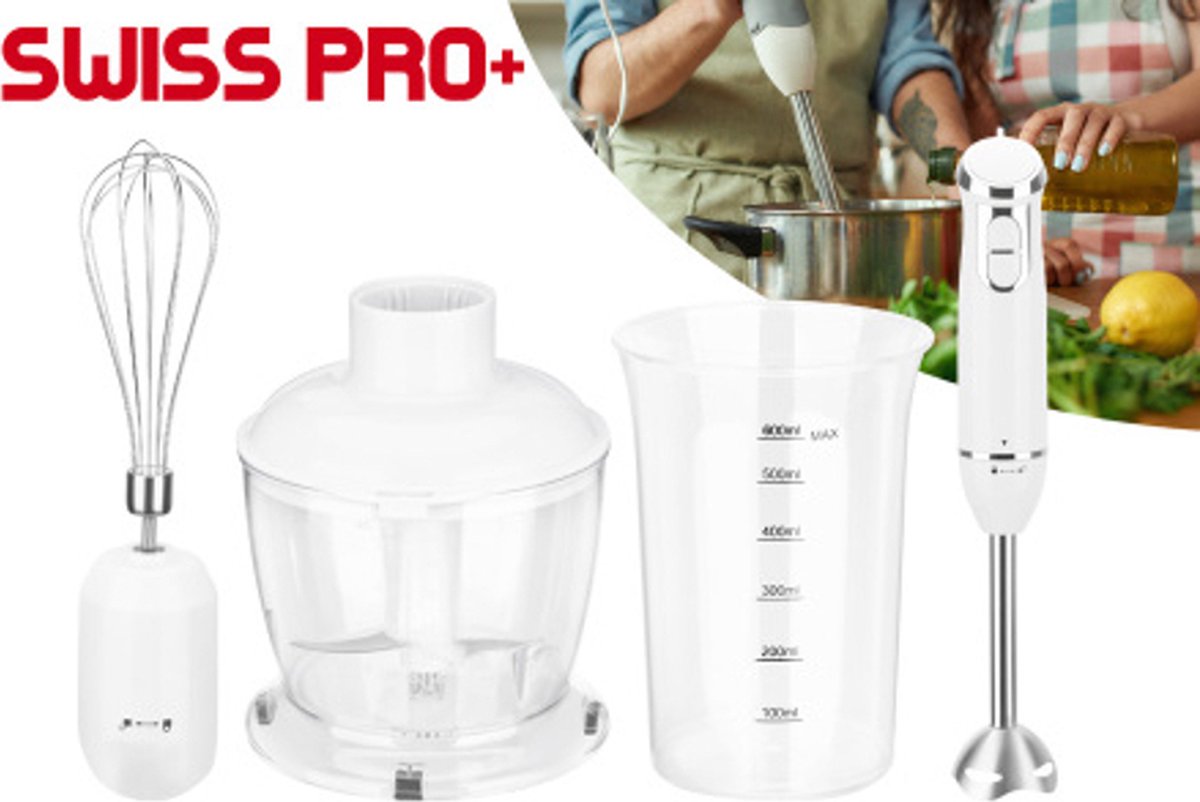 Krachtige Hand Blender Set 3-in-1