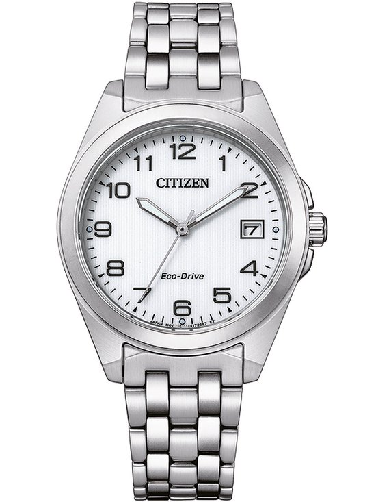 Citizen Classic Horloge - Citizen dames horloge - Zilver - diameter 33.5 mm - roestvrij staal