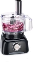 Royal Swiss 600.8 - Krachtige Foodprocessor - 13 delig - 1.2 Liter - Met accessoires - Zwart