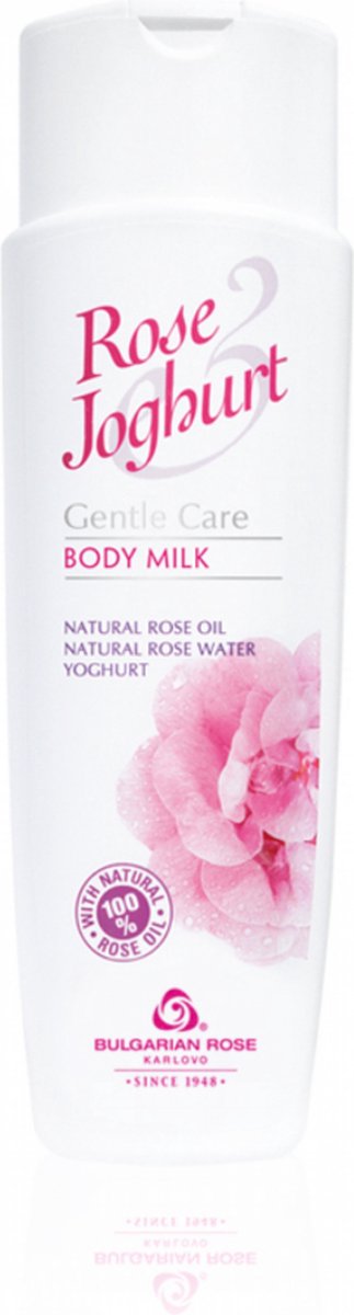 Body milk Rose Joghurt | Rozen cosmetica met 100% natuurlijke Bulgaarse rozenolie en rozenwater