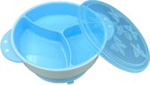 Kommetje - Baby - Kinderservies - Zuignap - 2-in-1 - Blauw