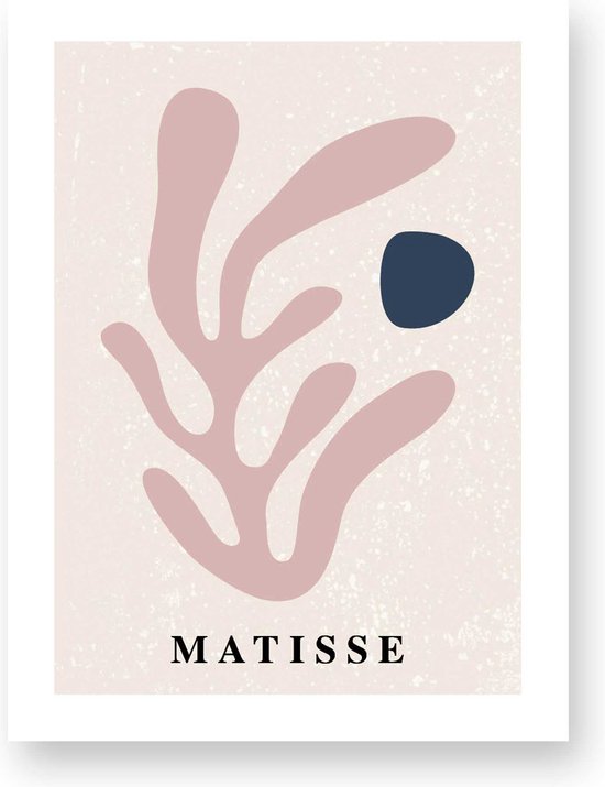 Poster Matisse - Mat velvet papier - Roze - 30x40 cm