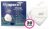 Myapecx FFP2 Medische Monmaskers- Wegwerp Mondkapjes met Neusbrug- CE Gecertificeerd- Chirurgische Mondmaskers 5 Laags- 30 Stuks- Wit