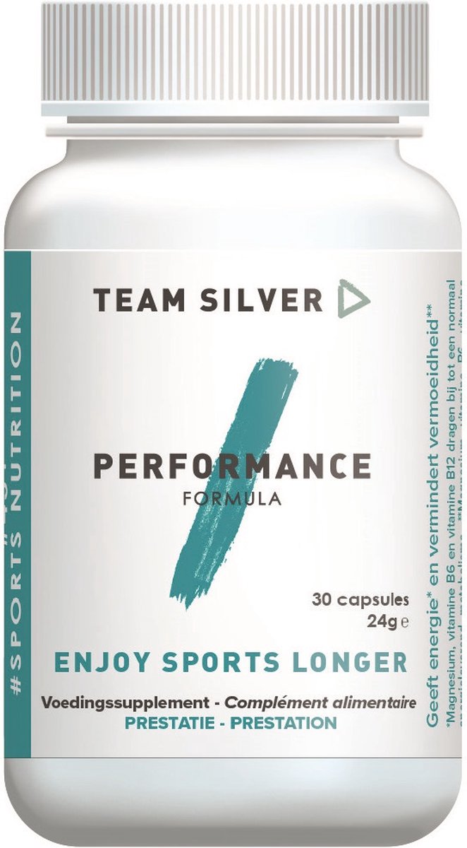 TEAM SILVER - Sports nutrition - PERFORMANCE in a capsule - for 45+