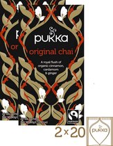 Pukka Thee - Original Chai - Voordeelverpakking - 2 x 20 zakjes