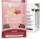 Milkshake Met Witte Chocolade En Frambozensmaak (doos van 7 porties)