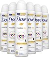 Dove Invisible Dry Anti-transpirant Deodorant - 6 x 150 ml - Voordeelverpakking