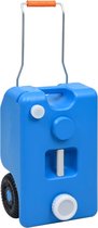 vidaXL Watertank op wielen 25 L blauw