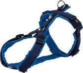 Trixie hondentuig premium trekking indigo / royal blauw (36-44X1,5 CM)
