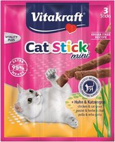 Vitakraft cat-stick mini kip / kattengras