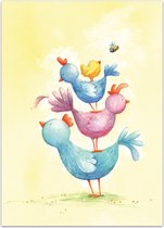 Cartes de Pâques | Série de 10 | Tour de poulet | Illu-Straver