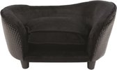 ENCHANTED PET | Enchanted Hondenmand Sofa Ultra Pluche Snuggle Wicker Zwart