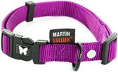 Martin Sellier Hondenhalsband Verstelbaar 45-65 Cm Nylon Paars