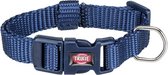 Trixie Premium halsband - maat S - indigo