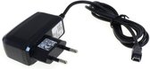 USB Mini B thuislader met vaste kabel - 2A / zwart - 1,1 meter