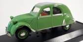 Citroën 2CV Belgium 1956 Closed Roof (Groen) (9,5cm) 1:43 Vitesse - Modelauto - Schaalmodel - Miniatuur auto