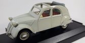 Citroën 2CV Belgium 1956 open roof (Creme) (9,5cm) 1:43 Vitesse - Modelauto - Schaalmodel - Miniatuur auto