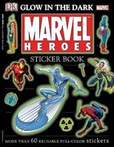 Ultimate Sticker Book: Glow in the Dark: Marvel Heroes