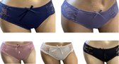 Dames slips 5 pack laag model XL 38-40