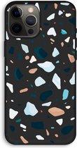 Case Company® - iPhone 12 Pro Max hoesje - Terrazzo N°13 - 100% Biologisch Afbreekbaar - Duurzaam - Biodegradable Soft Case - Milieuvriendelijke Print op Achterkant - Zwarte Zijkanten - Besch