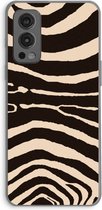 CaseCompany® - OnePlus Nord 2 5G hoesje - Arizona Zebra - Soft Case / Cover - Bescherming aan alle Kanten - Zijkanten Transparant - Bescherming Over de Schermrand - Back Cover