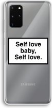 CaseCompany® - Galaxy S20 Plus hoesje - Self love - Soft Case / Cover - Bescherming aan alle Kanten - Zijkanten Transparant - Bescherming Over de Schermrand - Back Cover