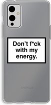 CaseCompany® - OnePlus 9 hoesje - My energy - Soft Case / Cover - Bescherming aan alle Kanten - Zijkanten Transparant - Bescherming Over de Schermrand - Back Cover