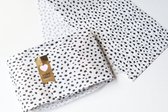 20 Vellen tissue papier met polka dot print | zijdevloeipapier | Inpakpapier vellen met zwart witte print