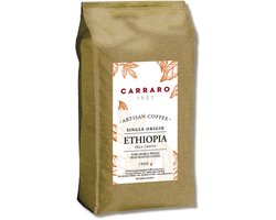 Caffè Carraro 1927 - Ethiopië 100% Arabica (Single Origin) Yirgacheffe - Italiaanse Koffiebonen