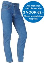 Brams Paris - Heren Jeans - Stretch - Lengte 32 - Danny - Light Blue