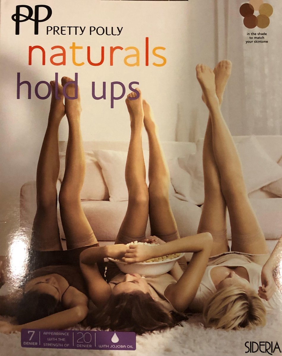 Pretty Polly Hold Up - Zomer - Hold Up Kousen - 7 Den. - bruin Ebony