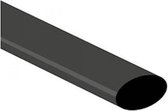 Krimpkous/minispoel 4.8-2.4 - zwart (12 meter)