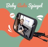 Baby Auto Spiegel - Achterbank Spiegel Baby - Verstelbare Achteruitkijkspiegel -  Kinderspiegel