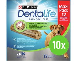 10 x Purina Dentalife Daily Oral Care Large - Hondensnacks - 426 g
