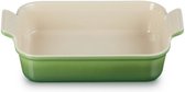 Le Creuset - Ovenschaal - Rechthoekig - Bamboo Groen - 26cm - 2.4L