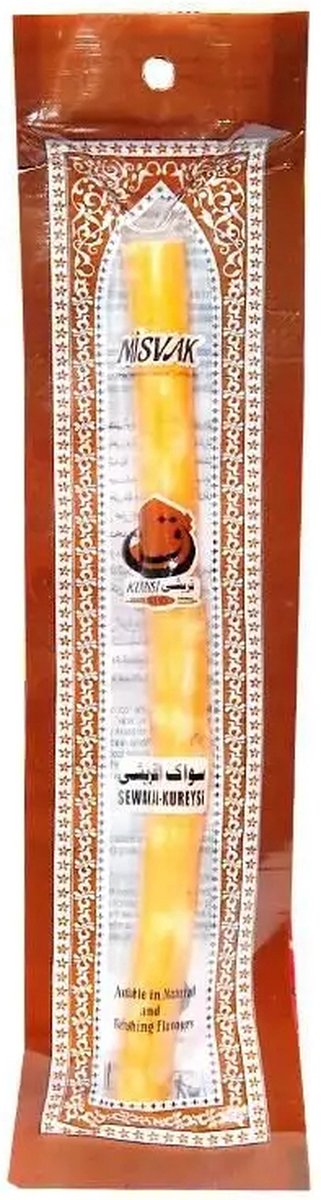 Kureysi Miswak - Misvak - De traditionele Natuurlijke Tandenborstel - Sewak Al-Kureysi - Arak - Medium - Siwak - Sivak