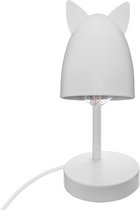 Bureaulamp met Oortjes - 18 x 12,5 x 31 cm - Wit