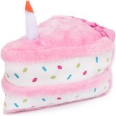 Zippy Paws ZP862 Birthday Cake - Pink - Speelgoed voor dieren - honden speelgoed – honden knuffel – honden speeltje – honden speelgoed knuffel - hondenspeelgoed piep - hondenspeelg