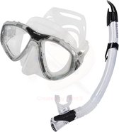 Seac | Snorkelset | One | transparant silicone | Zwart