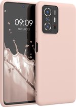 kwmobile telefoonhoesje geschikt voor Xiaomi 11T / 11T Pro - Hoesje voor smartphone - Back cover in kokosmelk