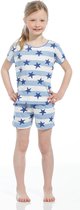 Rebelle Girls - Starfish - Shortama - Blauw/Wit - Maat 128