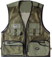 WiseGoods Luxe Vest For Pêche - Plein air - Vêtements - Cardigans Homme - Équipement de pêche - La pêche - Camping - Camouflage - Vert L/XL