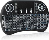 WAEYZ - Draadloos mini toetsenbord met Multi Touchpad - RGB Backlight - Oplaadbare accu | WAEYZ | Nieuwe generatie | Verlicht toetsenbord 8 Kleuren