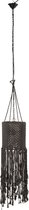 Hanglamp | katoen | bruin | 26.75x76.25x (h)76.25 cm