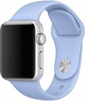 Rubberen sport bandje voor de Geschikt voor Apple Watch 38mm - 40mm S/M - Lila 1|2|3|4|5|6|7