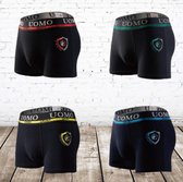 Crazy Man heren boxershorts katoen sport 4-pak -Merkloos-L-Boxershorts